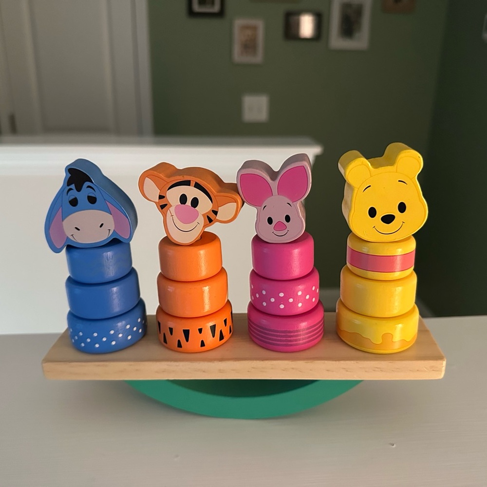Disney Character Stacking Toy - Blue, Orange, Pink, Yellow